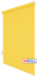 Ролета тканевая INROLL Есо-Mini 52,5х185 см Camila Лимонный A607 - изображение 2