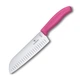 Нож кухонный Victorinox Vx68526.17L5B SwissClassic Santoku 373 мм розовый - изображение 1