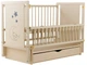Кровать Babyroom Медвежонок M-03 маятник, ящик, откидной бок бук слоновая кость - изображение 2
