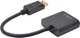 Адаптер STLab DisplayPort Male - VGA Female HD 1080P, 0.18 м Чорний (U-997) - зображення 3