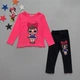 Костюм LOL Hacali kids для девочки 86-92 см Розовый с темно-синим 17740 - изображение 1