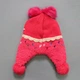 Зимняя шапка Fashion kids для девочки 48-54 см Коралловая 15288 - изображение 3