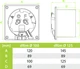 Вытяжной вентилятор AIRROXY dRim 125 PS BB (01-067) с шнурковым выключатилем на шариковых подшипниках - изображение 11