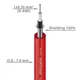 Инструментальный кабель Roxtone GC060T, 1x0.50, 100 м - изображение 1