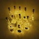 10 Світлодіодних Гірлянд Пробка Нитка для Пляшки 2м 20 LED для Створення Фотозон і Атмосфери, теплий білий (SUN-500N) - зображення 3
