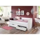 Кровать односпальная WonderWoods Single DD10016 БЕЛЫЙ 90*200 - зображення 2