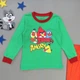 Пижама Angry Birds Baby Gap для мальчика 100 см Зеленая с красным 16933 - изображение 3