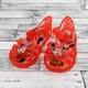 Силиконовые сандалии Minnie Mouse Disney для девочки 25 Красные 17992 - изображение 4