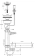 Сифон пластиковый для мойки McALPINE HC7+PUFS113-CP-25 трубный с подключением к стиральной машине с автоматическим сливом 113 мм и переливом 1 1/2x50 мм (5036484043122) - изображение 2
