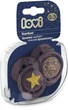 Пустушка силіконова динамічна Lovi Stardust 0-3 місяців 2 шт. Фіолетова (22/892_violet) - зображення 2