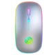 Мышь беспроводная SKY (A2) Silver, аккумулятор, RGB - изображение 1