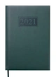 Ежедневник датированный 2021 Buromax GENTLE (Torino) LOGO2U A5 зеленый 336 стр иск.кожа/поролон (BM.2109-04) - изображение 1