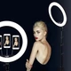 Большая светодиодная кольцевая лампа 58см M-Light Led-58 3 варианта температуры свечения и сменой яркости, с тремя держателями телефона и пультом Без штатива - изображение 15