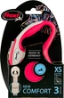 Поводок-рулетка Flexi New Comfort XS лента 3 м Красный (4000498043424) - изображение 2