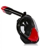 Маска для дайвинга полупрофессиональная Seagard Easybreath II Generation Black-red S\M полнолицевая с креплением для камеры - изображение 1