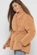 Жіноча куртка з поясом X-Woyz LS-8881-6 M пісочний - изображение 6