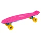 Скейт пенні борд Penny My Go Fish Skateboards ABSTRACT 4442-5 22" Pink Blue-Red, жовті колеса - зображення 2