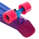 Скейт пенни борд Penny My Go Fish Skateboards RUBBER SOFT 412-4 22" Blue-Purple, розовые колеса - изображение 5