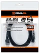 Кабель Real-El USB 2.0 Pro AM-BM 3 м Black (EL123500027) - изображение 3
