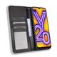 Чохол-книжка Deexe Retro Style для VIVO Y20 (V2027) / Y12s - Black - зображення 5