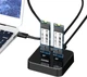 Док-станція Maiwo для M.2 SSD NVMe (PCIe) Key M/B+M USB 3.1 Gen2 Type-C (K3016P) - зображення 7