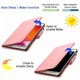 Шкіряний чохол (книжка) Epik Art Case з візитницею на Samsung Galaxy Tab S7 Рожевий - зображення 4