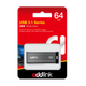 Накопитель USB AddLink U65 64GB USB Flash Drive (USB3.1 Gray) ad64GBU65G3 - изображение 3