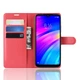 Чехол Luxury для Xiaomi Redmi 7 книжка Красный - изображение 2