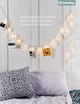 Светодиодная гирлянда ColorWay (CW-LCP-20L30B) 20LED, 3м, с прищепками для фото - изображение 10