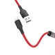 Кабель USB Hoco S13 з таймером, USB to Lightning, 2.4А, 1.2m, червоний - зображення 2