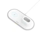 Зарядний бездротовий пристрій HOCO CW21 Wisdom 3in1 (10W 2A) Білий - изображение 1