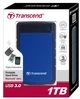 Зовнішній жорсткий диск Transcend StoreJet 25H3B 1TB Протиударний Синій - изображение 4