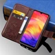 Чехол Clover для Xiaomi Redmi Note 7 / Note 7 Pro книжка кожа PU коричневый - изображение 5