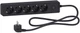 Мережевий подовжувач Schneider 5 розеток 1.5 м Black (ST9451B) - зображення 1
