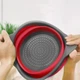 Дуршлаг складной силиконовый для овощей и фруктов Kitchen Craft(KitdRed_235) - изображение 3