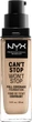 Podkład matujący NYX Professional Makeup Can't Stop Won't Stop 24-Hour 6.5 Soft Nude 30 ml (800897157227) - obraz 2