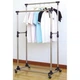 Телескопическая стойка-вешалка для одежды и обуви Double Pole Clothes Horse - изображение 4