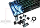 Клавиатура проводная Motospeed CK104 USB Outemu Blue, RGB ENG, UKR, RUS Silver (mtck104cmb) - изображение 4