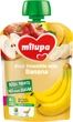Упаковка фруктового пюре Milupa Яблоко и банан с 6 месяцев 80 г х 6 шт (6438091403570) - изображение 2