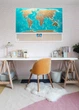 Cкретч карта мира с флагами MyMap Flags edition на украинском языке в тубусе, Scratch off map - изображение 3