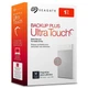 Накопичувач зовнішній HDD 2.5" USB 1.0 TB Seagate Backup Plus Ultra Touch White (STHH1000402) - зображення 5