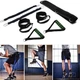 Набор эспандеров Vertical High Jump Trainer Черный тренажер с сумкой и регулируемыми манжетами для рук и ног - изображение 7