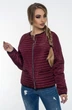 Жіноча демісезонна куртка MODA 0055 L (48) Бордовий (До 0055/2 D) - зображення 1