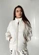 Женский теплый жилет из эко кожи KML 0027 S (42-44) Белый ( 0027/2 A) - изображение 1