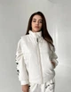 Женский теплый жилет из эко кожи KML 0027 S (42-44) Белый ( 0027/2 A) - изображение 5