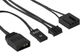 Hub do sterowania oświetleniem RGB Aerocool H66F 6 x 6-pin ARGB + 2 x 3-pin 5V (H66F HUB) - obraz 2