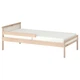 Каркас кровати с реечным дном IKEA СНИГЛАР бук 191.854.33 - зображення 1