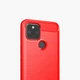 Чохол Lenuo Carbon Fiber для Google Pixel 5 Red - изображение 2