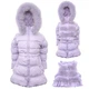 Пальто зимове для дівчинки Kiko/Donilo 3384 116 см Бузковий - зображення 1