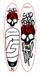 Сапборд Gladiator ART 10'6" x 32" MY LOVE - надувна дошка для САП серфінгу, sup board - зображення 3